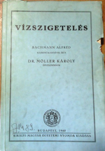 Dr.M�ller; Bachmann - V�zszigetel�s