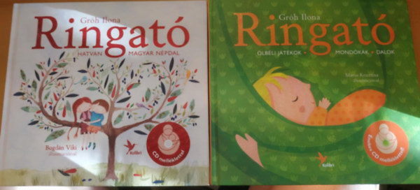 Grh Ilona, Maros Krisztina, Bogdn Viki (illuszt.) - 2 db Ringat: Hatvan magyar npdal + lbli jtkok, mondkk, dalok
