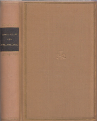 Jean-Jacques Rousseau - Vallomsok (Rousseau) (Helikon Klasszikusok)