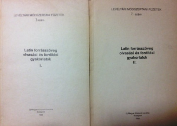 Dka Klra (szerk.) - Latin forrsszveg olvassi s fordtsi gyakorlatok I-II.