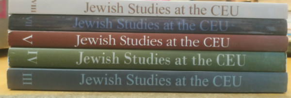 Andr�s Kov�cs - Eszter Andor (szerk./editor) - 5 db Jewish Studies at the CEU III.-VIII.