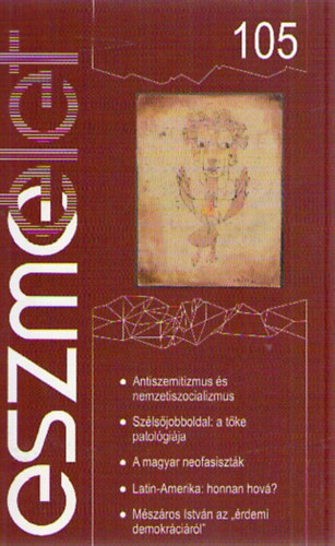 Eszm�let 105. - T�rsadalomkritikai �s kultur�lis foly�irat