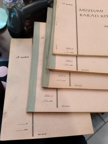 A makói Múzeumi Baráti Kör értesítője - 1965. év 4. szám, 1966. év 1-4. szám, 1967.év 2-4. szám, 1968. év 1-2. szám, 1972. év 1-2. szám