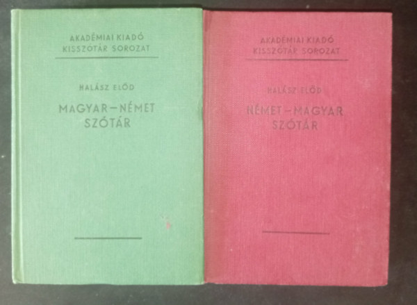 Halász Előd - Magyar-Német szótár + Német-Magyar szótár