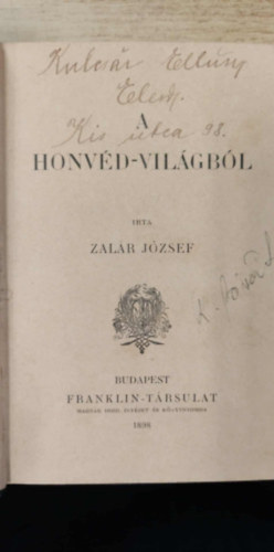 Zal�r J�zsef - A honv�d-vil�gb�l