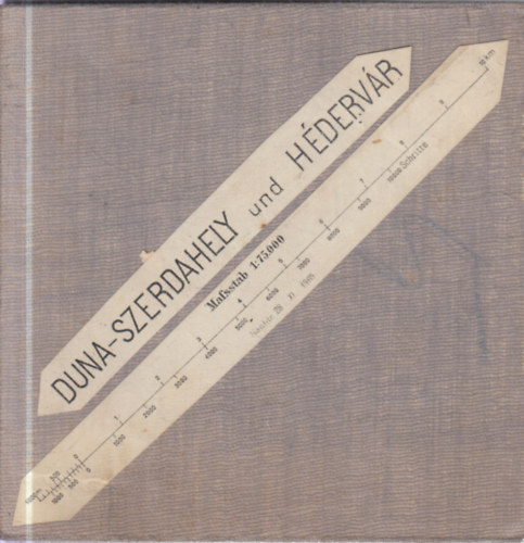 Duna-szerdahely und Hédervár térkép (1:75000)