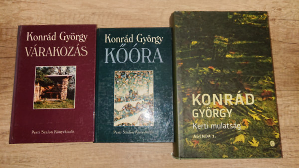 Konrád György - 3 könyv Konrád Györgytől: Várakozás, Kőóra, Kerti mulatság