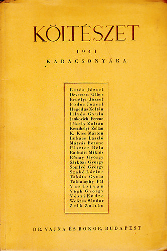 Kovalovszky Mikl�s (szerk.) - K�lt�szet 1941 kar�csony�ra