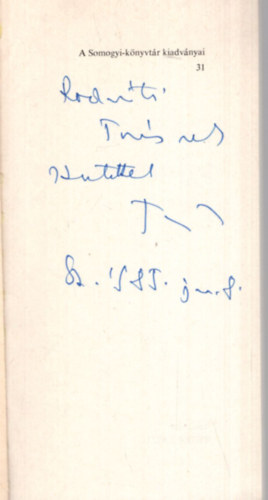 Tóth Béla - Tóth Béla munkássága Bibliográfia - Dedikált