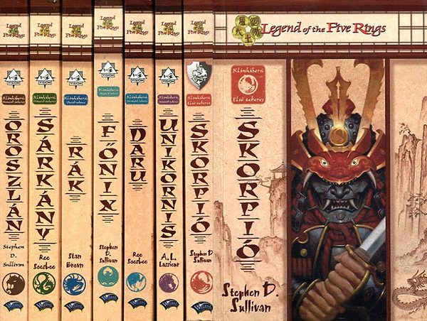 Stephen D. Sullivan, A. L. Lassieur, Ree Soesbee, Stan Brown - Az �t gy�r� legend�ja sorozat 1-7. (Kl�nh�bor� I-VII. tekercs) / Skorpi�, Unikornis, Daru, F�nix, R�k, S�rk�ny, Oroszl�n