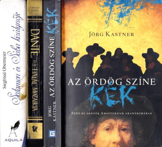 Jrg Kastner, Giulio Leoni, Siegfried Obermeier - 3 db trtnelmi kalandregny: Az rdg szne + Dante s a Hall Mozaikja + Salamon s Sba kirlynje