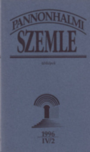 Pannonhalmi szemle 1996 IV/2 - térképek