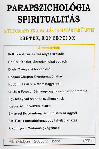 Parapszicholgia-Spiritualits 2005/2.