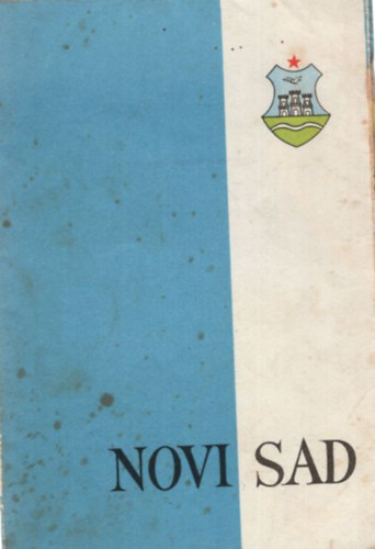 Novi Sad térkép (1970-es évekből)