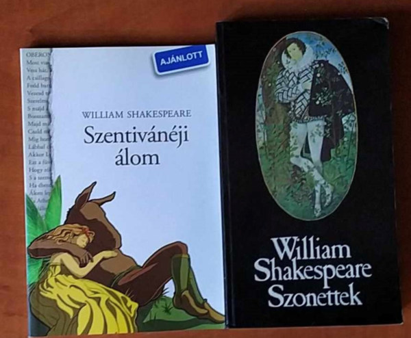 William Shakespeare - 2 db William Shakespeare k�nyv:Szentiv�n�ji �lom (NTK-Klasszikusok)+Szonettek
