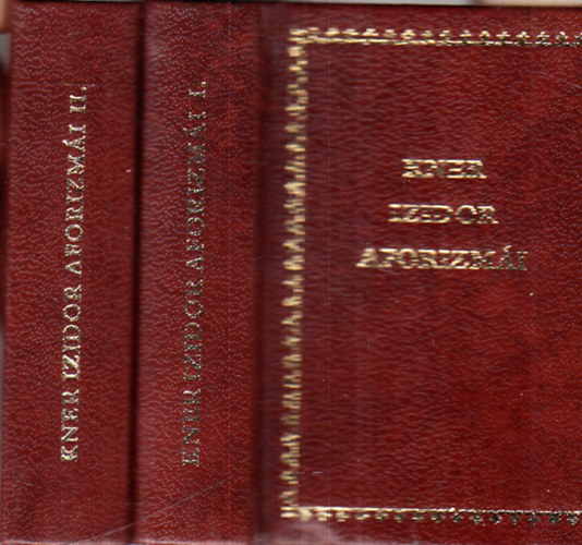 Kner Izidor aforizmi I.-II. - miniknyv (Vadsz Mikls rajzaival)