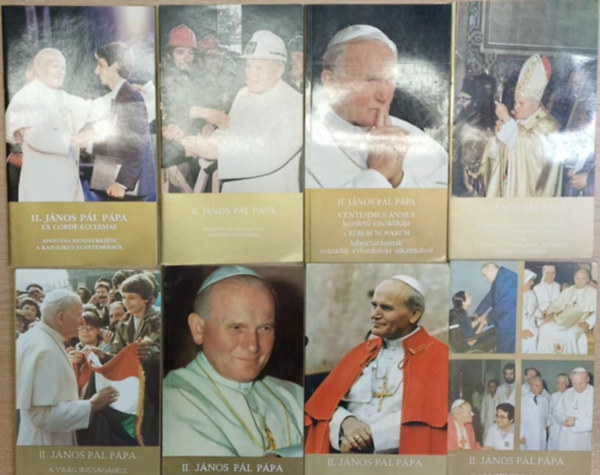 11 db p�pai megnyilatkoz�sok k�tet