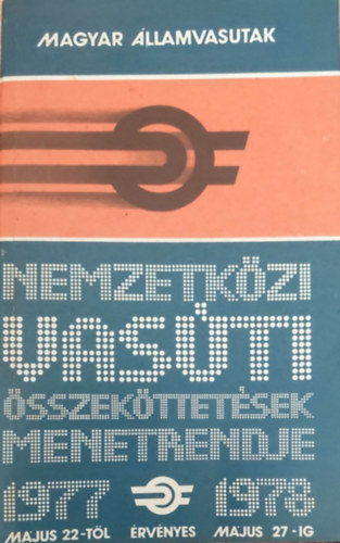 Nemzetkzi vasti sszekttetsek menetrendje 1977-1978
