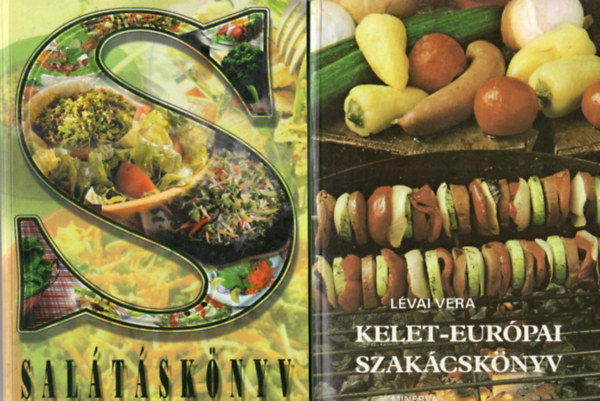 Farkas Kata, Halsz Zoltn, Verhczki Istvn, Lvai Vera - 4 db szakcsknyv: Kelet-eurpai szakcsknyv + Saltsknyv + Hazai zek, falusi nnepek + Mesl szakcsknyv