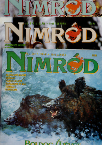 Dr. Zoltn Attila, Gyenge Lszl (szerk.) - Nimrd vadszjsg 1996  teljes vfolyam ( 1-12. sz. szmonknt )