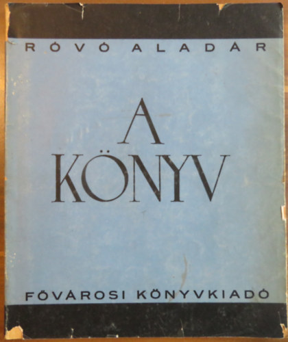 R�v� Alad�r - A k�nyv