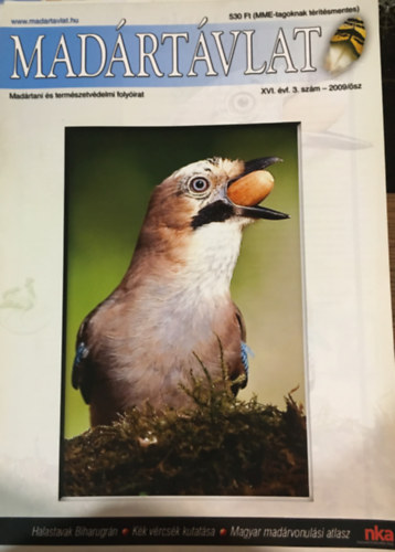 Pchy Tams (fszerk.) - Madrtvlat - XVI. vf. 3. szm (2009/sz)