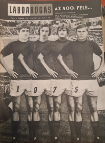 Labdargs 1975. Jan.-Dec. XXI. vf. 1-12. Teljes vfolyam