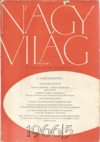 Nagyvilg XI. vfolyam 5. szm - 1966. Mjus