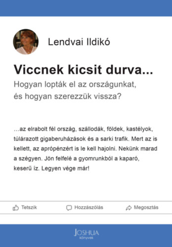 Lendvai Ildik - Viccnek kicsit durva...