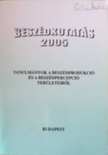 Beszdkutats 2005