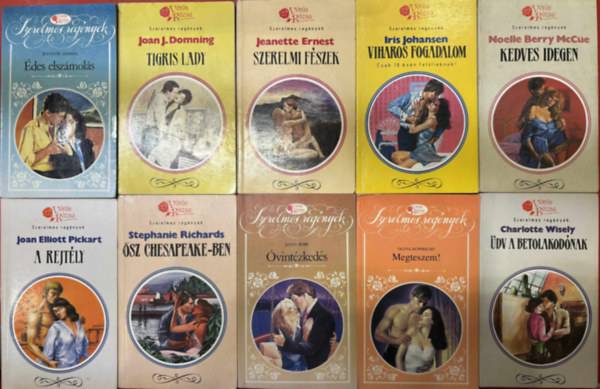 V�r�s R�zsa Szerelmes Reg�nyek 10 db