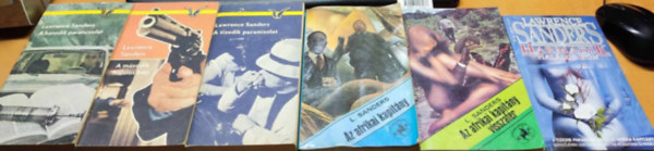 Lawrence Sanders - 6 db Lawrence Sanders: A hatodik parancsolat; A msodik hallos bn; A tizedik parancsolat; Az afrikai kapitny; Az afrikai kapitny visszatr; A harmadik hallos bn