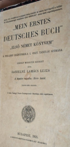 Danielné Lamács Lujza - "Mein Erstes Deutsches Buch" - "Első német könyvem"