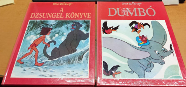 Walt Disney - 2 db Egmont-Pannonia Disney ktet: A dzsungel knyve + Dumb