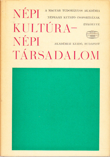 Ortutay Gyula (Fszerk.) - Npi kultra-npi trsadalom VII.
