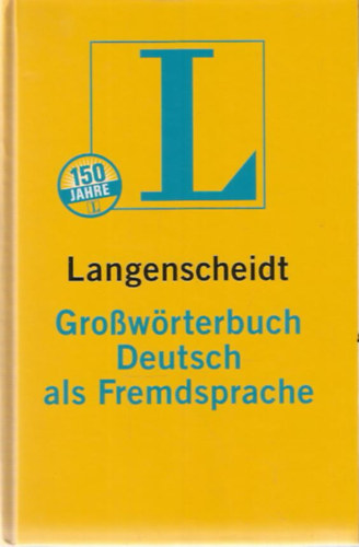 Langenscheidt Gro�w�rterbuch Deutsch als Fremdsprache