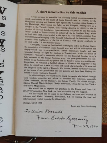 Kocsis Mihály ezredes szerk. - Kossuth Lajos 1894-1994