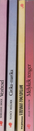 Marianne Shock, Nancy Holder, Iris Johansen, Ellie Winslow - Vrs Rzsa szerelmes regny ( 4 db egytt ) 1. Mlyklk tenger, 2. Viharos fogadalom, 3. Cirka-marka, 4. Vezrcsel
