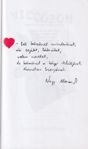 N. Varga Gyrgy (szerk.), Nagy Alexandra sszell. - 2 db Vicc knyv: Viccmagazin + Vicczn ( dediklt )