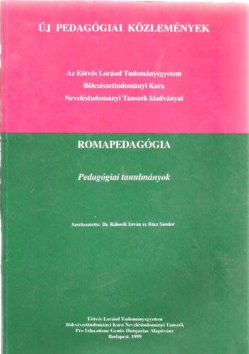 Dr. B�bosik Istv�n, R�cz S�ndor - Romapedag�gia