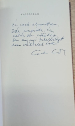 Lipovecz Ivn - Tzek trsasga (dediklt)