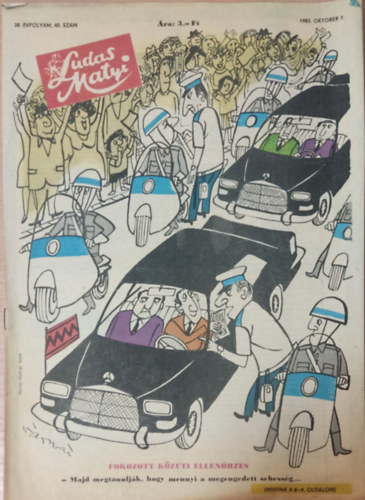 Tbb szerz - Ludas Matyi 38. vfolyam 40. szm (1982. oktber 7.)