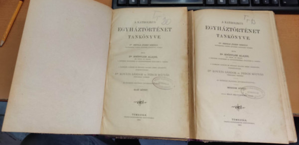 Dr. Knöpfler Alajos - A katholikus egyháztörténet tankönyve I-II. egybekötve