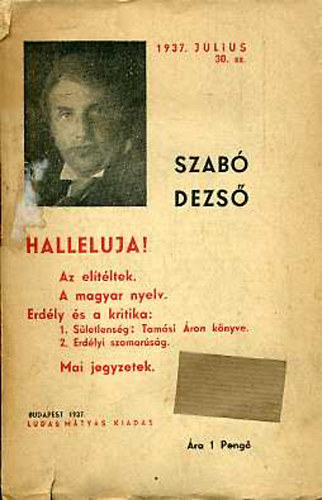 Szab� Dezs� - Halleluja! (Szab� Dezs� f�zetek 30.)