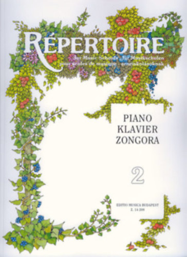 Srmai, Srmai Jzsef - Rpertoire zeneiskolsoknak - Zongora 2. - Angol - Nmet - Francia - Magyar ngynyelv - Z14208
