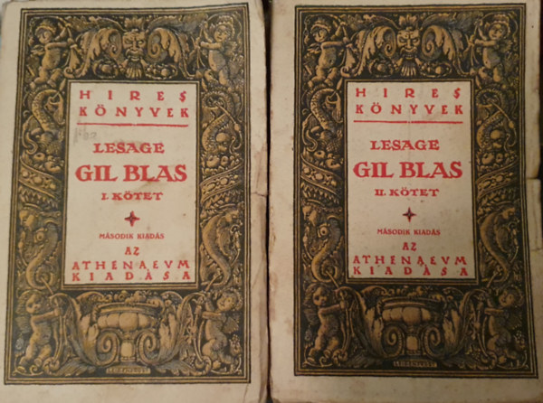 Lesage - Gil Blas de Santillane trtnete I-II.