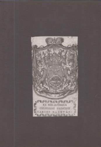 Ex Libris - Batthyány Károly (1698-1772) (eredeti nyomat)