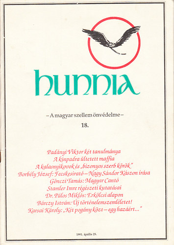 Kunszab Ferenc (fszerk.) - Hunnia - A magyar szellem nvdelme 23. szm