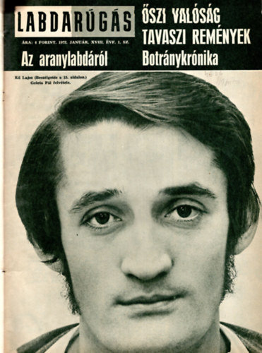 Labdargs 1972-1973 - kt teljes vfolyam egybektve + 2 klnszm