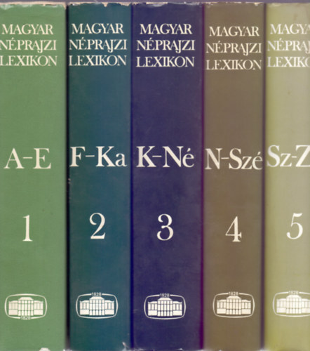 Ortutay Gyula (fszerk.) - Magyar nprajzi lexikon 1-5 ktet - Teljes sorozat